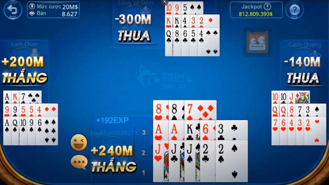 Minh họa cách xếp bài theo thế "Ba đao" nhằm tối ưu hóa sức mạnh cho chi đầu Minh họa cách xếp bài theo thế "Ba đao" nhằm tối ưu hóa sức mạnh cho chi đầu