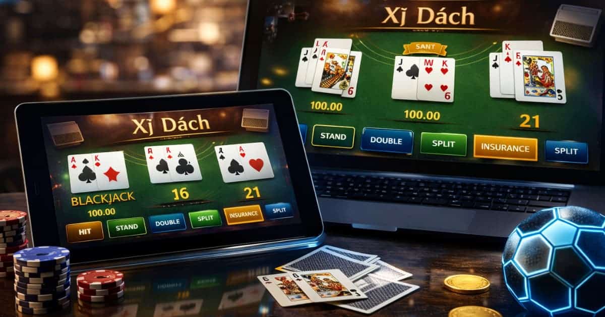 Người chơi áp dụng chiến thuật chơi xì dách để đưa ra quyết định rút hoặc dừng Người chơi áp dụng chiến thuật chơi xì dách để đưa ra quyết định rút hoặc dừng